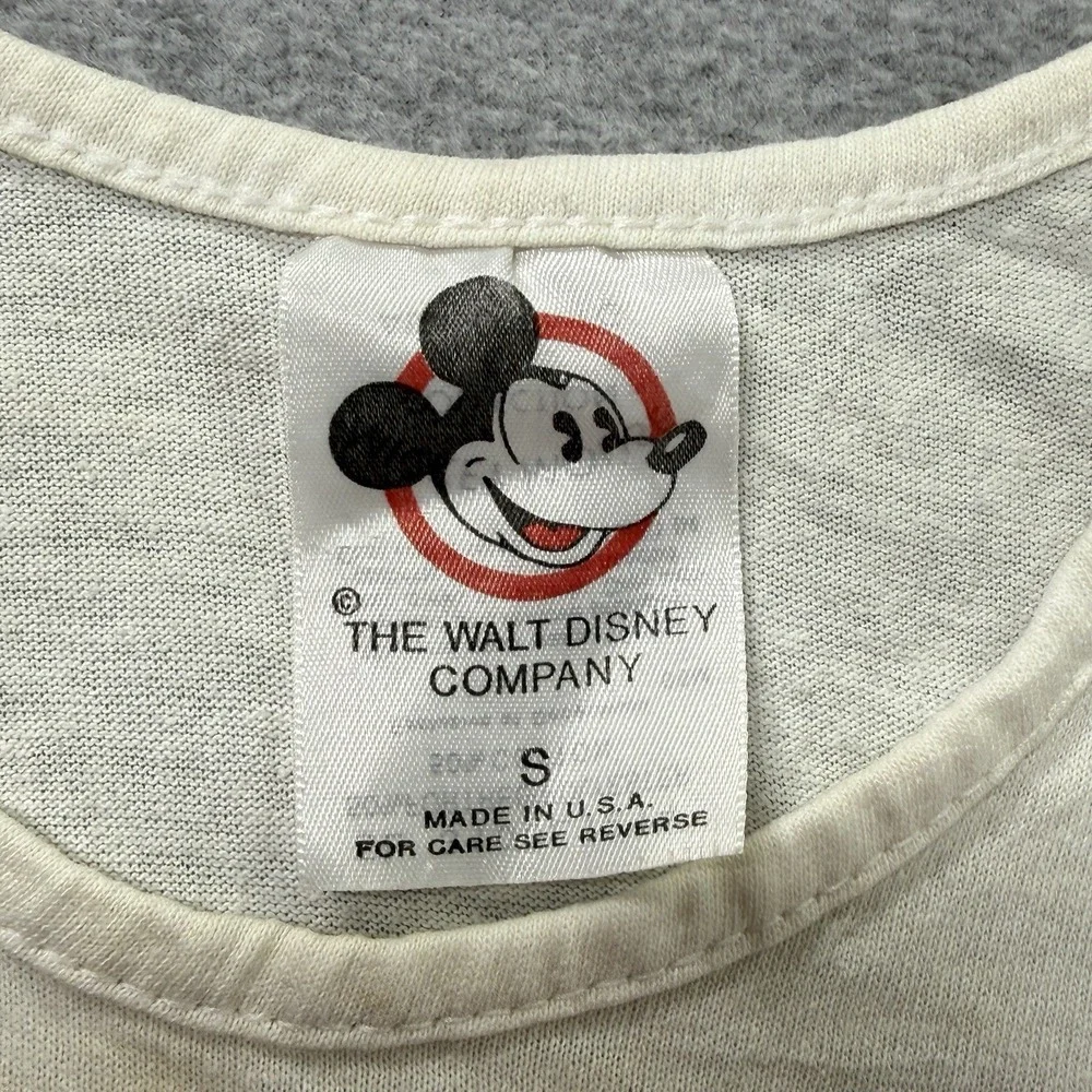 Vintage 80s Mickey & Minnie Tank Top‎ S  6th Long Board Meet USA Single Stitch